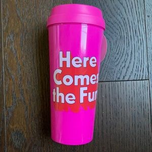 Ban.do Here Comes the Fun Hot Pink Thermal Mug